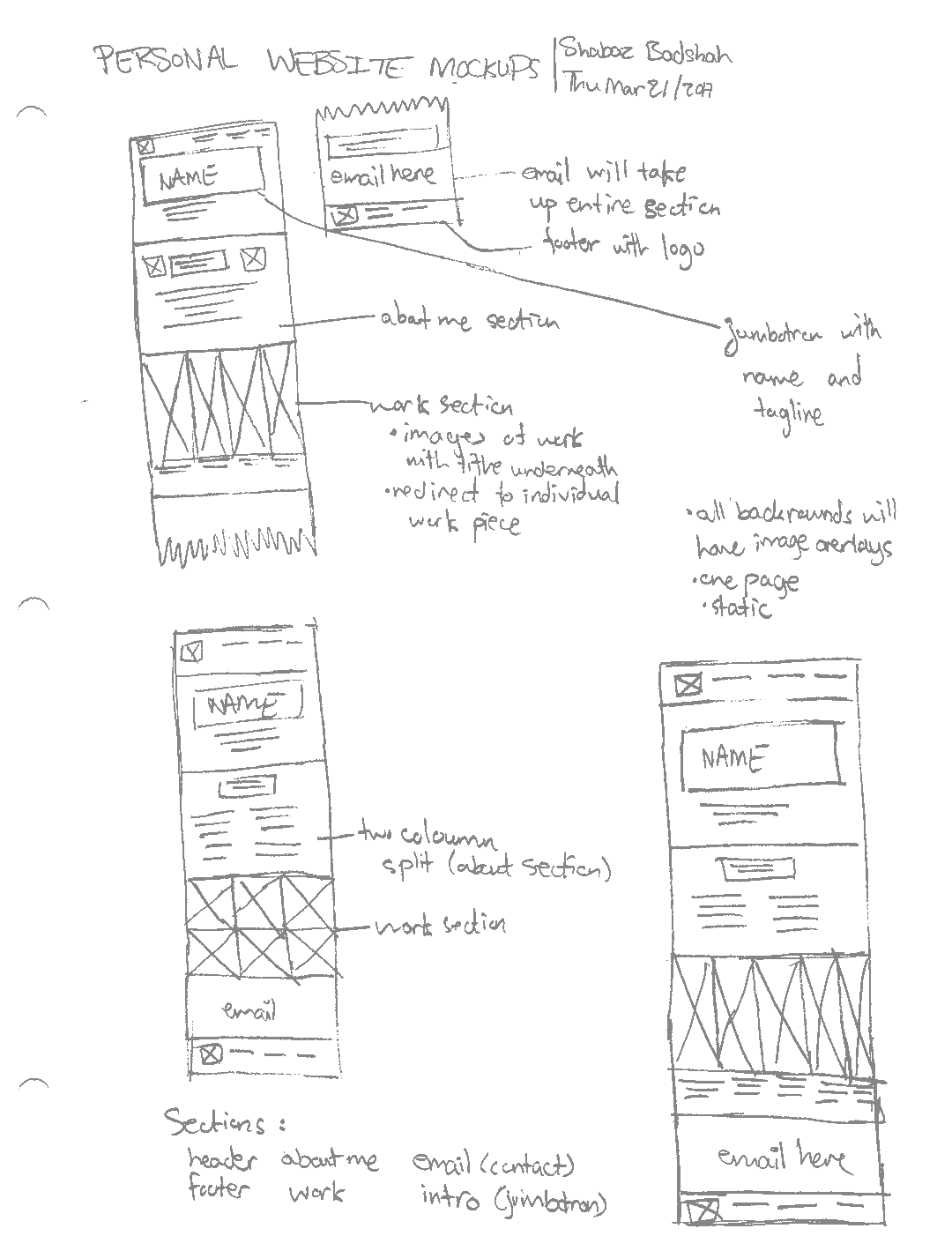 Planning Mockup 1