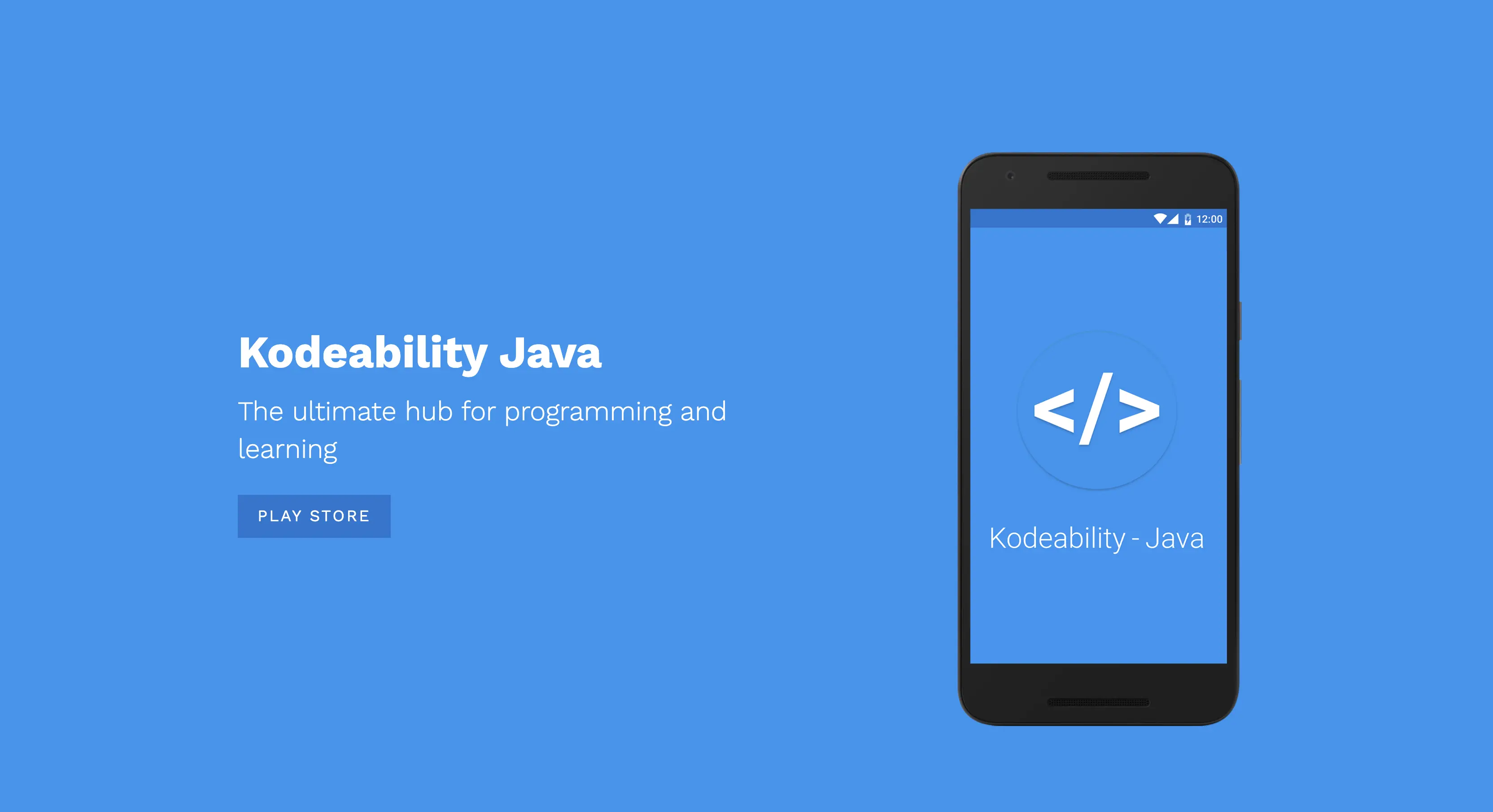 Kodeability site mockup